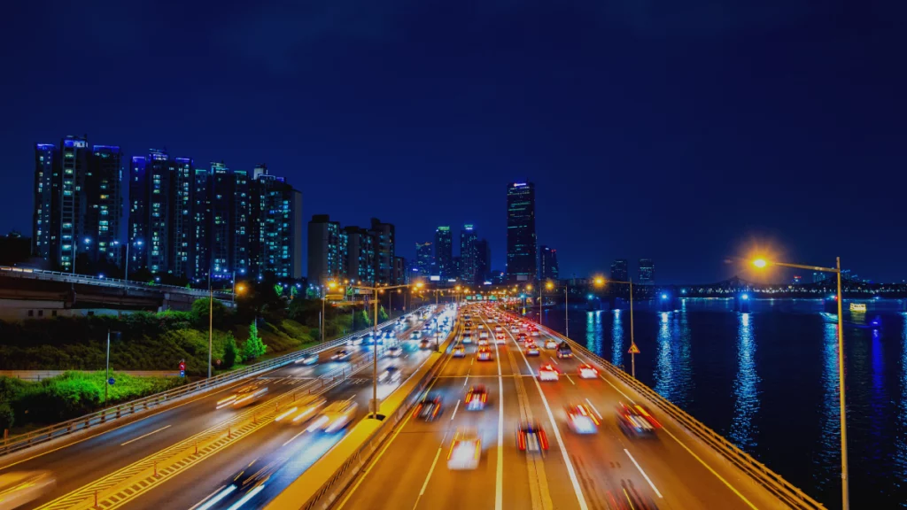 Luxury vehicle on the Orlando to Miami drive with professional chauffeur service