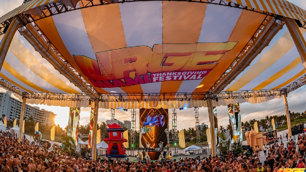 Chauffeur transportation for URGE Miami Thanksgiving Festival 2025 in Miami Beach