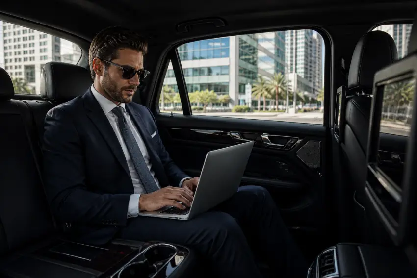 Luxury corporate limo service in Miami
