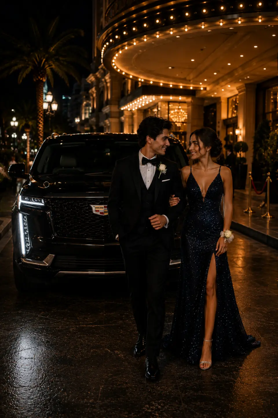 Luxury prom limo service Miami