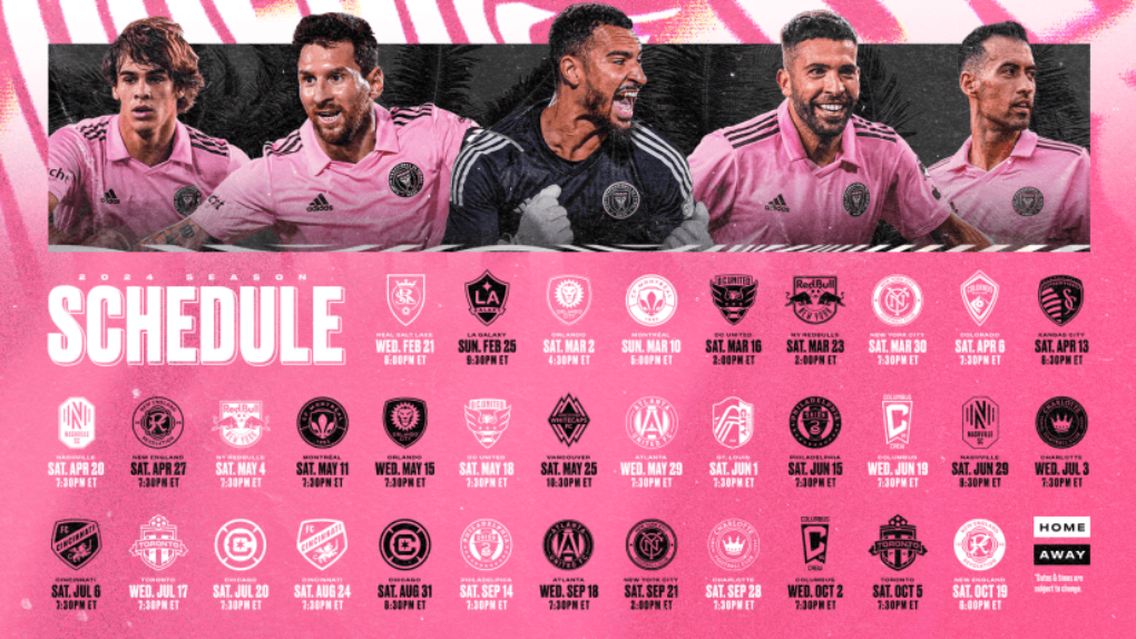 Inter Miami CF soccer match with fans cheering in stadium