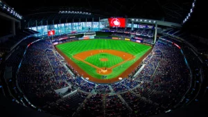 Miami Marlins baseball game at LoanDepot Park
